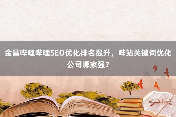 金昌哔哩哔哩SEO优化排名提升，哔站关键词优化公司哪家强？