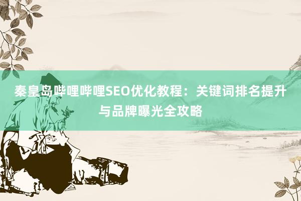 秦皇岛哔哩哔哩SEO优化教程：关键词排名提升与品牌曝光全攻略